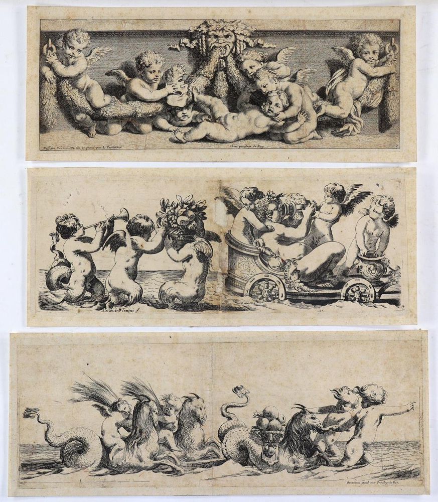 Große Abbildung Nr.3: 132-3783 Mariette, Pierre Jean: (Künstlergraphik)