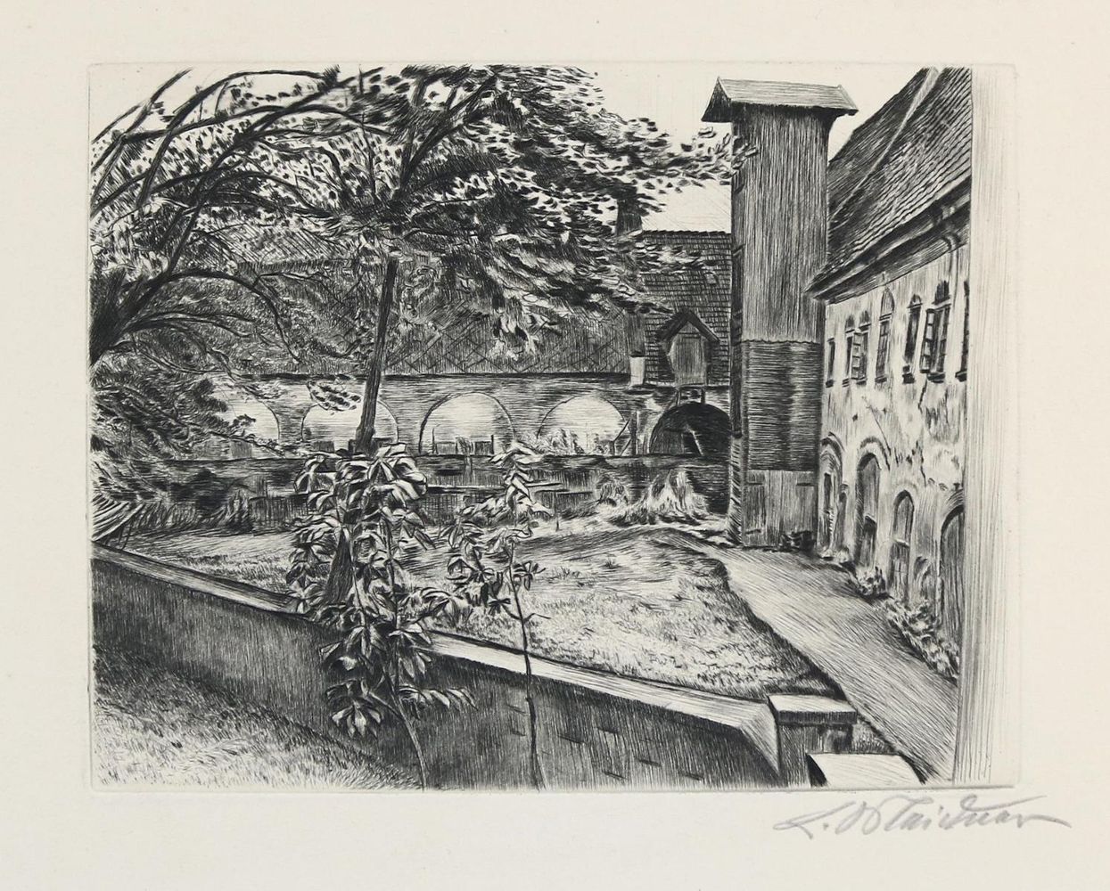 Große Abbildung Nr.1: 132-3798 Meidner, Ludwig: (Künstlergraphik)