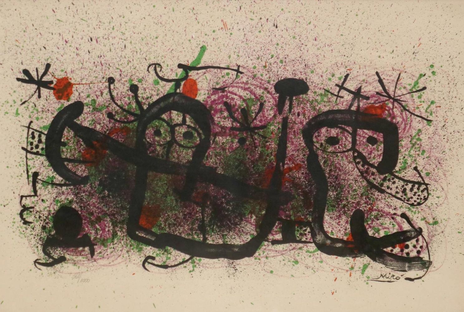 Große Abbildung Nr.1: 132-3811 Miro, Joan: (Künstlergraphik)
