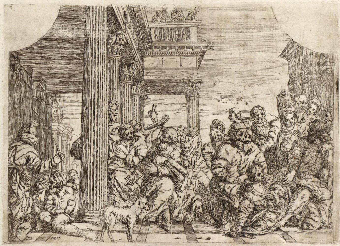 Große Abbildung Nr.1: 132-3824 Monogrammist M.C.: (Künstlergraphik)