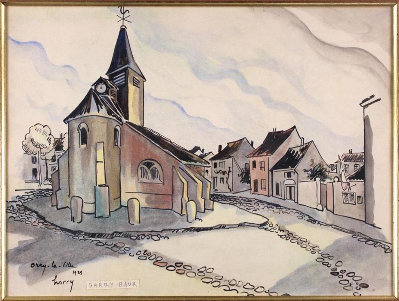 Große Abbildung Nr.2: 132-3834 Mougin, Eugène Marcel: (Künstlergraphik)