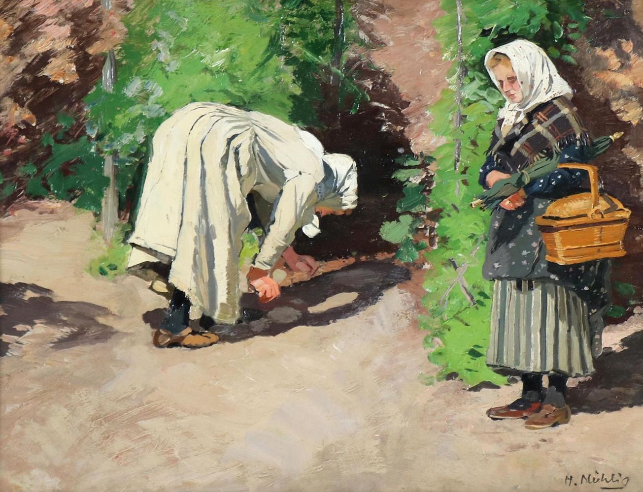 Große Abbildung Nr.1: 132-3835 Mühlig, Hugo: (Künstlergraphik)