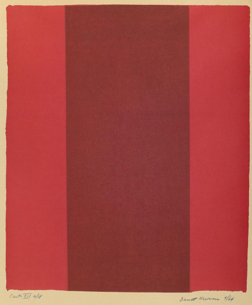 Große Abbildung Nr.1: 132-3854 Newman, Barnett: (Künstlergraphik)