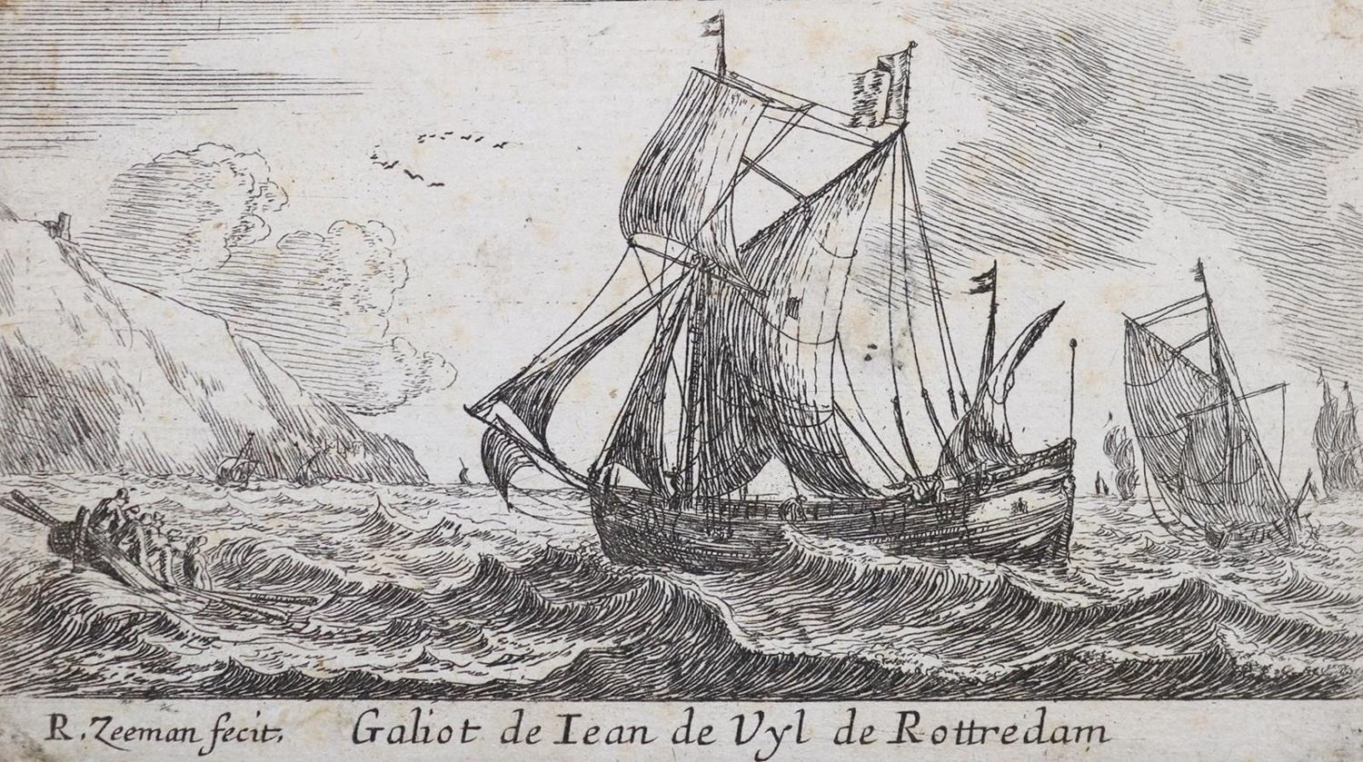 Große Abbildung Nr.1: 132-3860 Nooms, Reinier, gen. Zeeman: (Künstlergraphik)