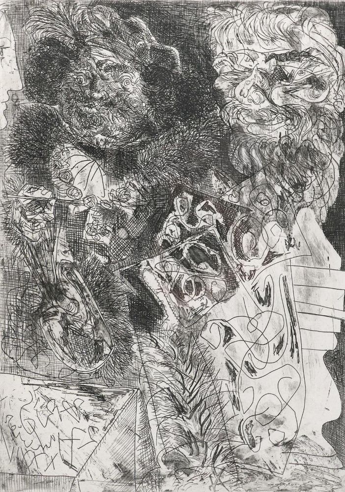 Große Abbildung Nr.1: 132-3898 Picasso, Pablo: (Künstlergraphik)