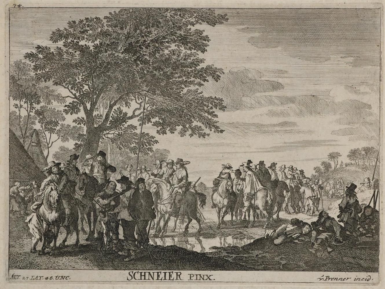 Große Abbildung Nr.1: 132-3927 Prenner, Anton Joseph von: (Künstlergraphik)