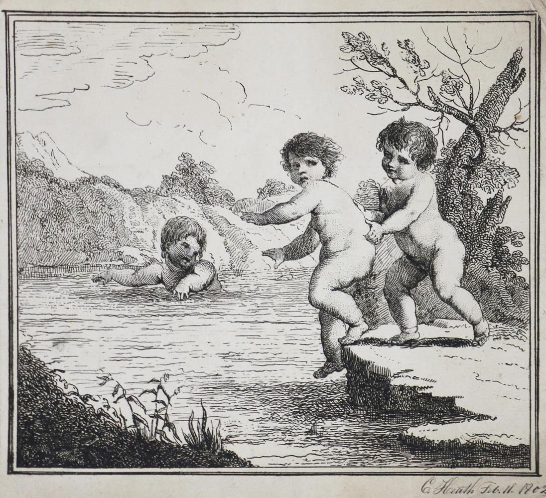Große Abbildung Nr.1: 132-3930 Putti.: (Künstlergraphik)