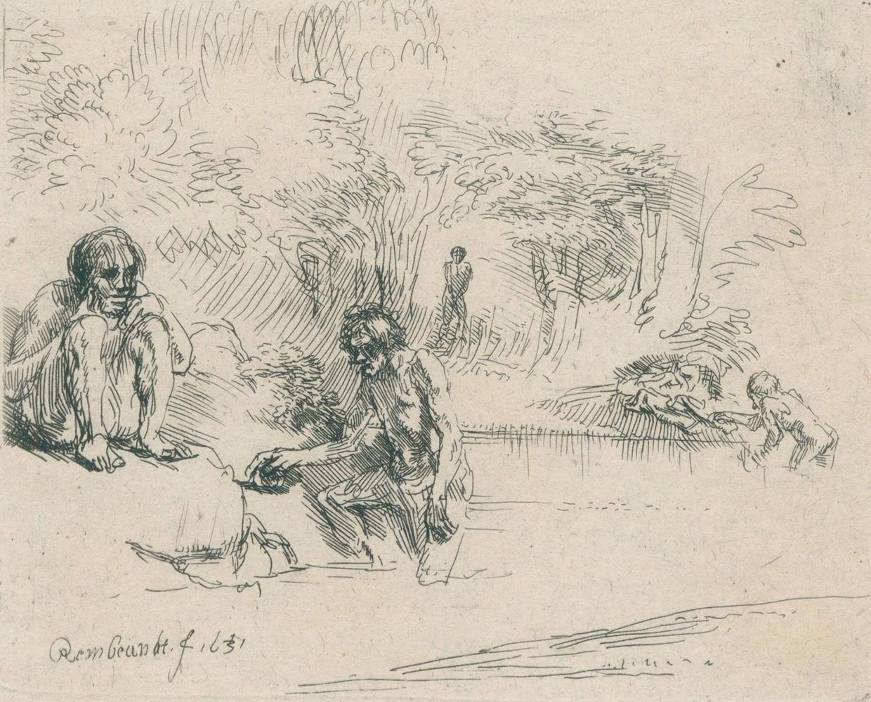 Große Abbildung Nr.1: 132-3947 Rembrandt, Harmensz van Rijn: (Künstlergraphik)