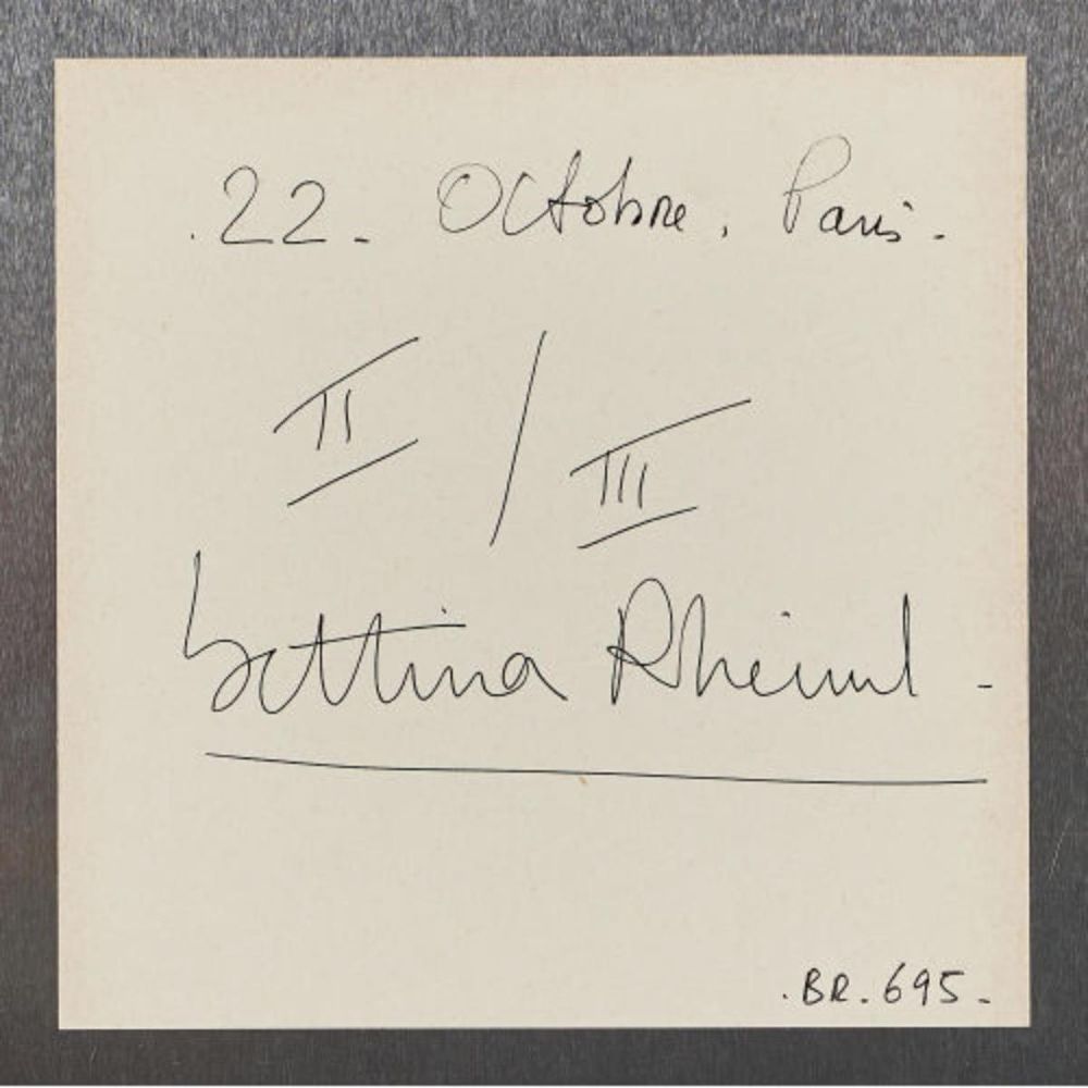 Große Abbildung Nr.2: 132-3972 Rheims, Bettina: (Künstlergraphik)