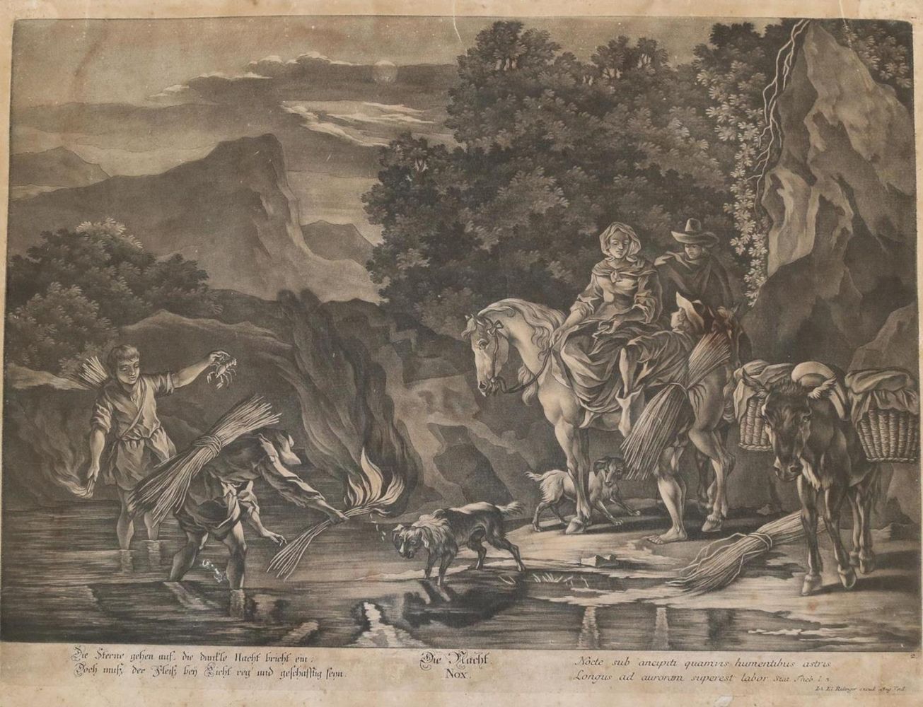 Große Abbildung Nr.2: 132-3984 Ridinger, Johann Elias: (Künstlergraphik)