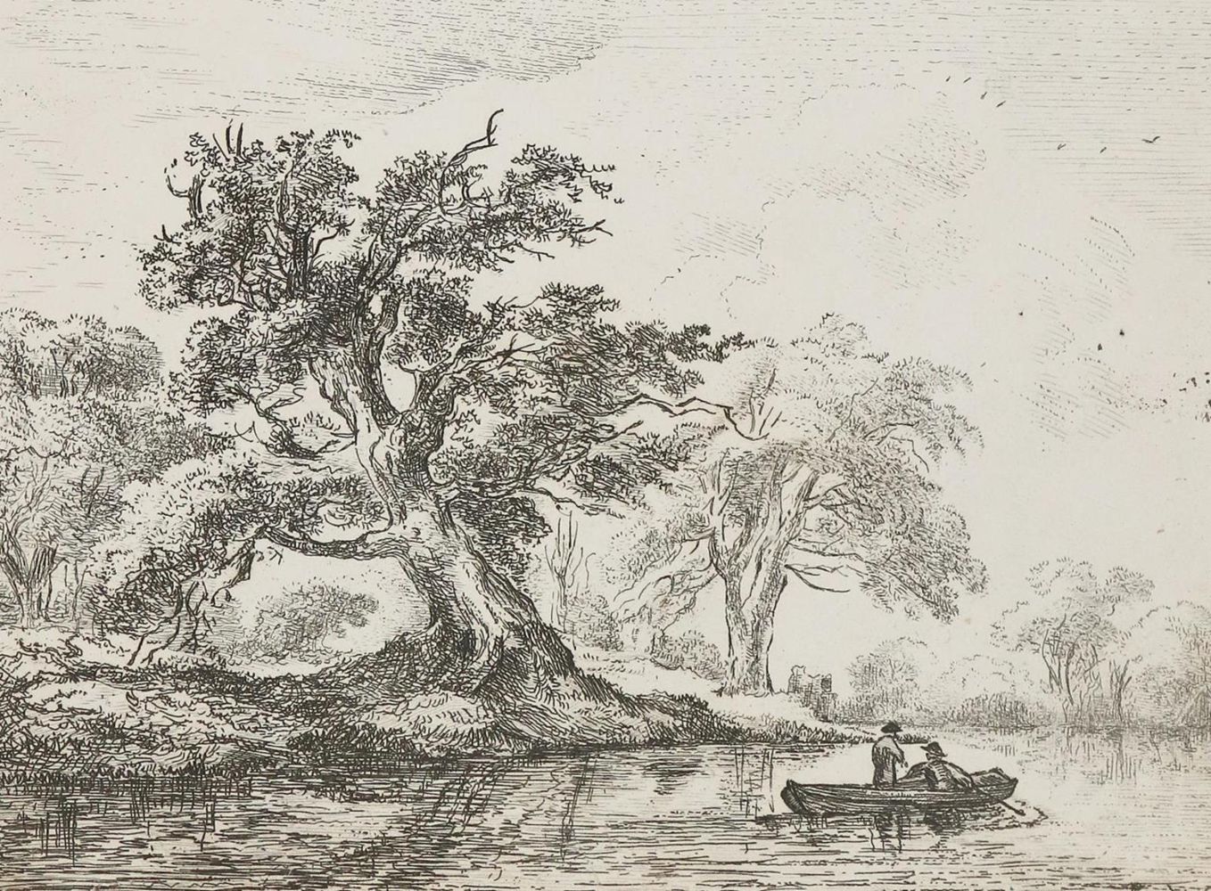 Große Abbildung Nr.1: 132-4008 Ruisdael, Jacob Isaackszoon: (Künstlergraphik)