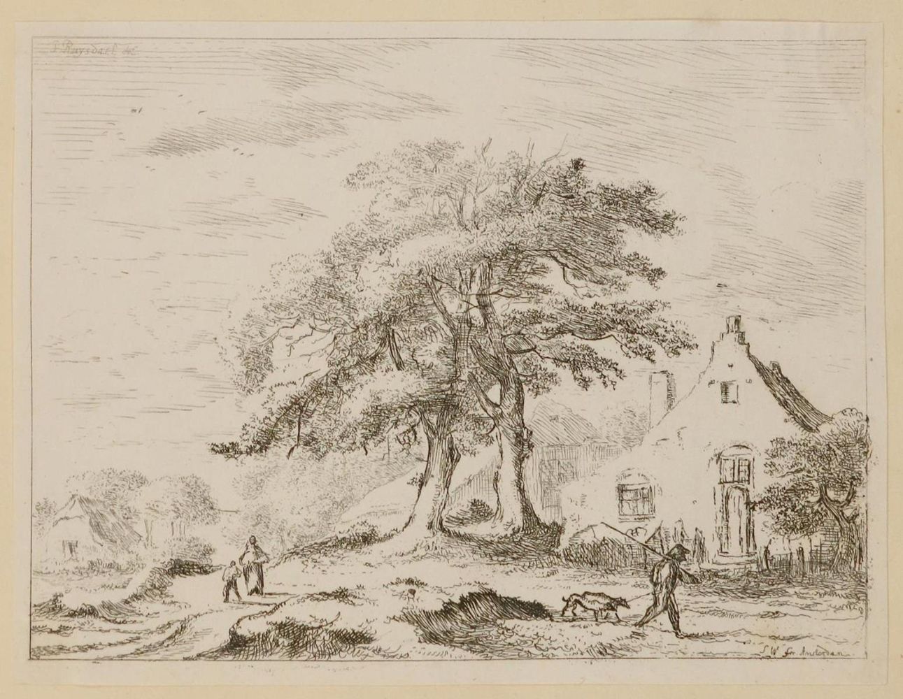 Große Abbildung Nr.2: 132-4009 Ruisdael, Jacob Isaackszoon: (Künstlergraphik)