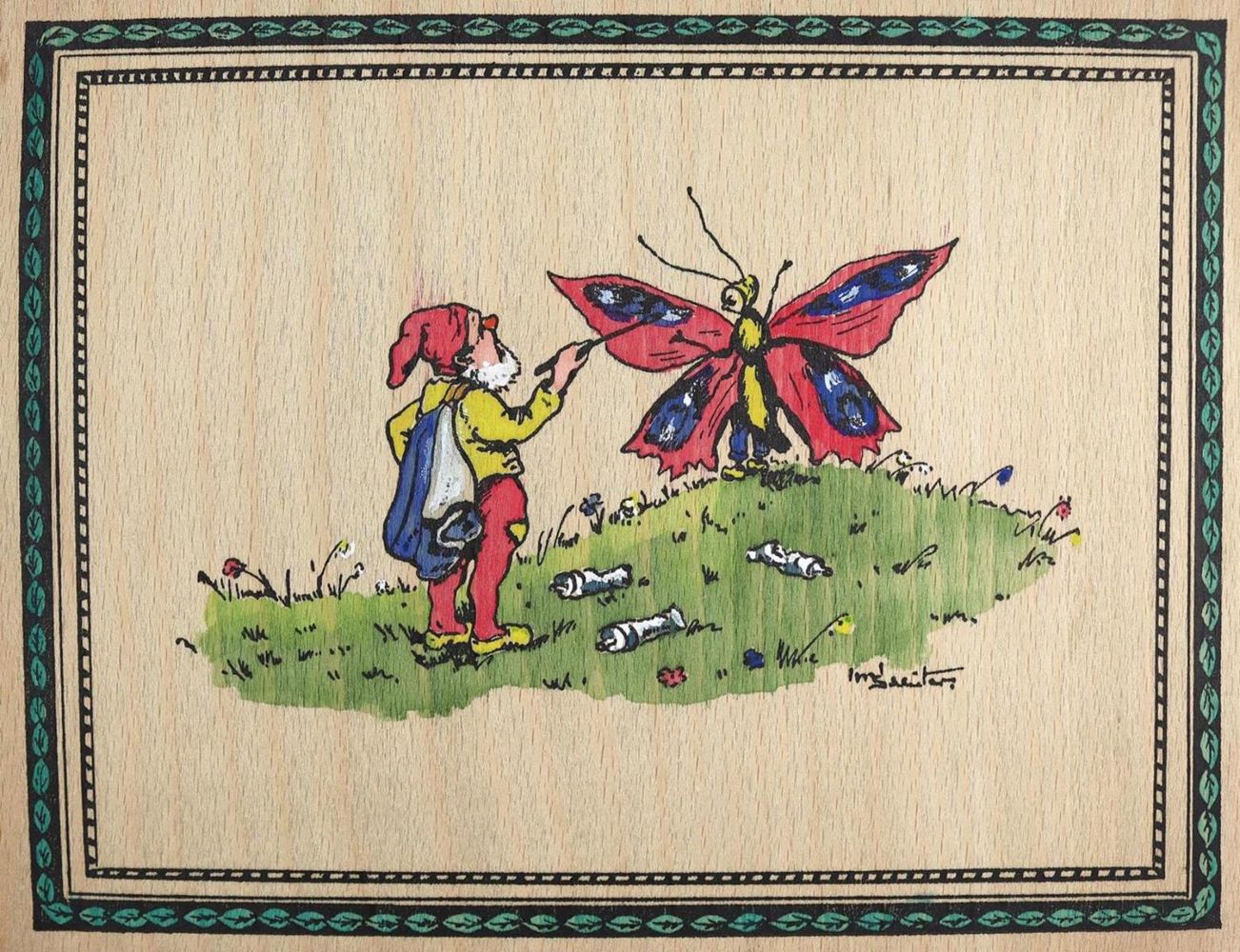 Große Abbildung Nr.3: 132-4048 Schlüter,M.: (Künstlergraphik)