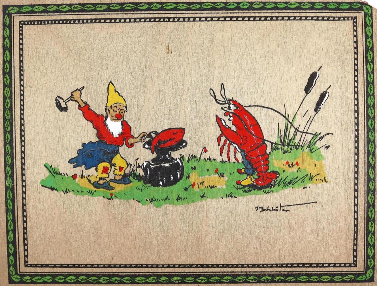 Große Abbildung Nr.4: 132-4048 Schlüter,M.: (Künstlergraphik)