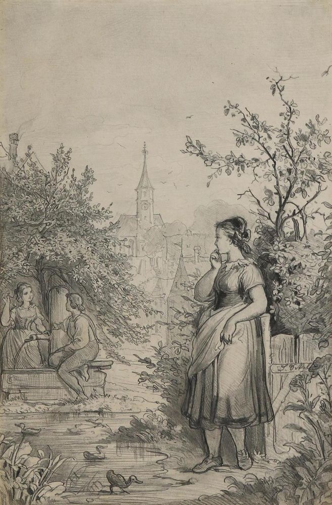 Große Abbildung Nr.1: 132-4088 Skell, Ludwig: (Künstlergraphik)