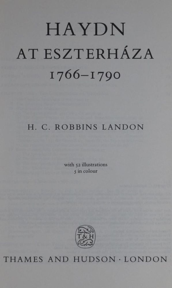 Große Abbildung Nr.1: 132-409 Landon,H.C.R.: (Musik, Haydn)