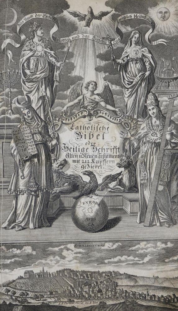 Große Abbildung Nr.1: 132-41 Catholische Bibel,: (Bibeln)