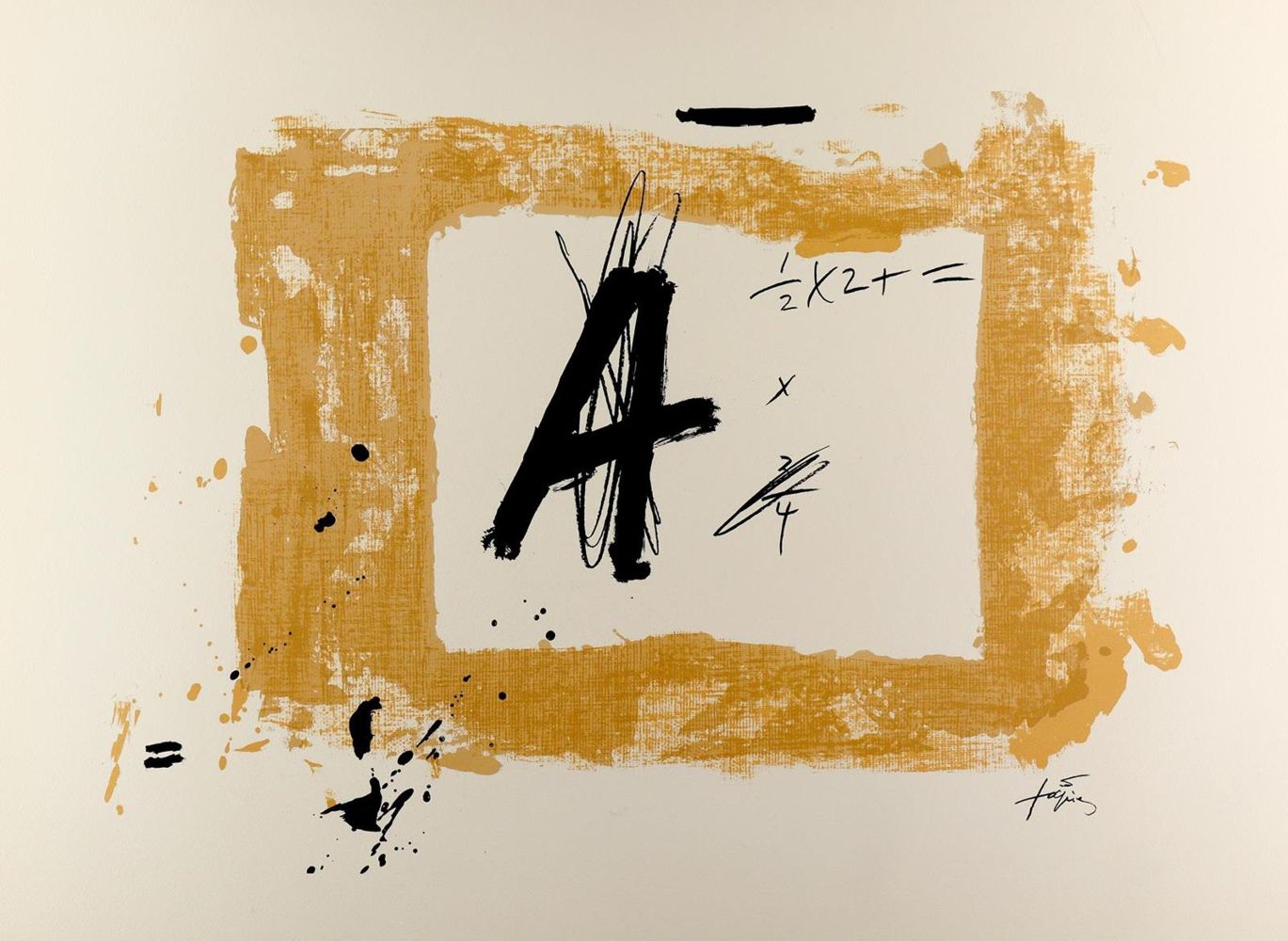 Große Abbildung Nr.1: 132-4142 Tàpies, Antoni: (Künstlergraphik)