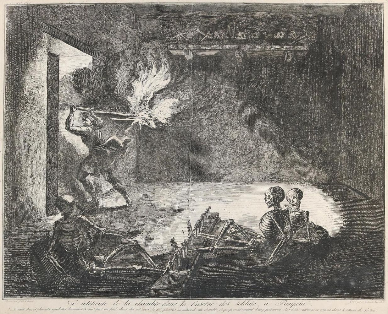 Große Abbildung Nr.1: 132-4160 Piranesi, Giovanni Battista: (Künstlergraphik, Totentanz)
