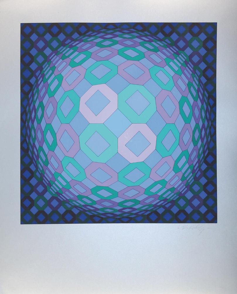 Große Abbildung Nr.1: 132-4191 Vasarely, Victor: (Künstlergraphik)