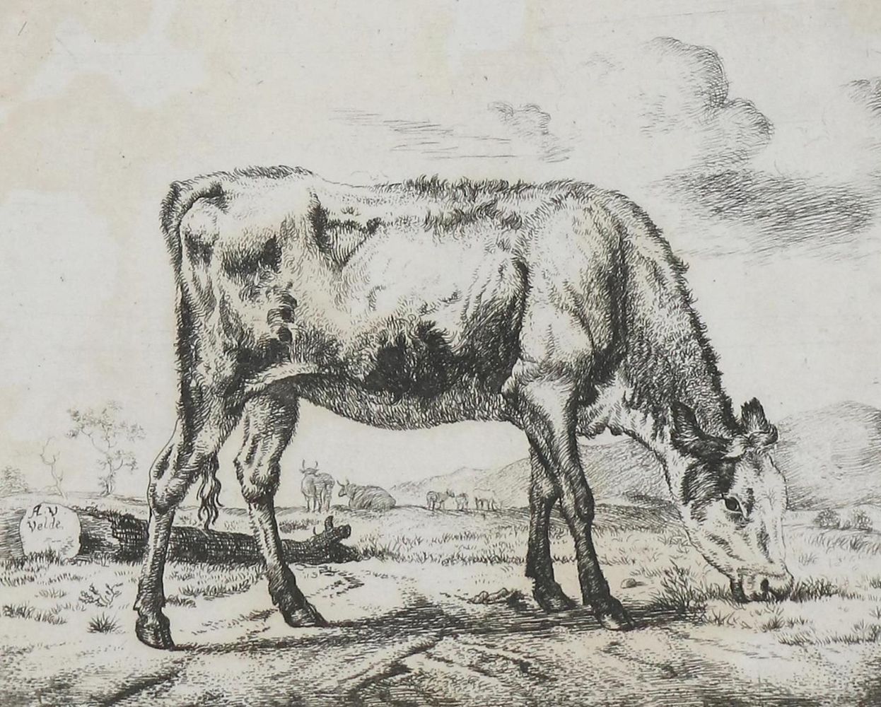 Große Abbildung Nr.1: 132-4193 Velde, Adriaen van de: (Künstlergraphik)