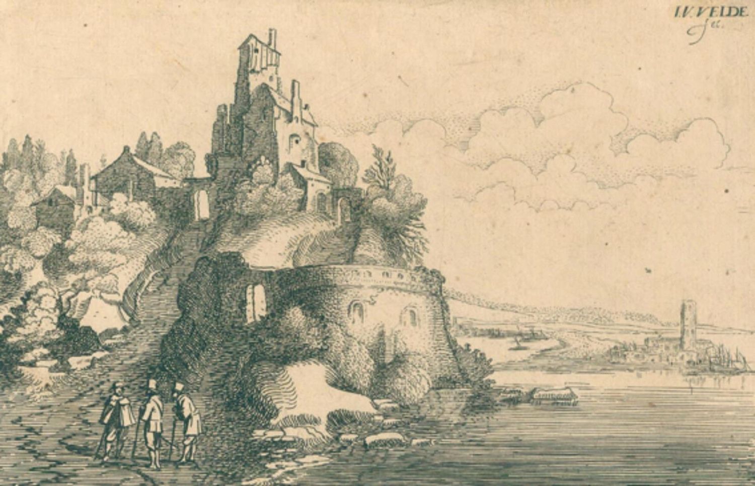 Große Abbildung Nr.1: 132-4196 Velde, Jan II van de: (Künstlergraphik)
