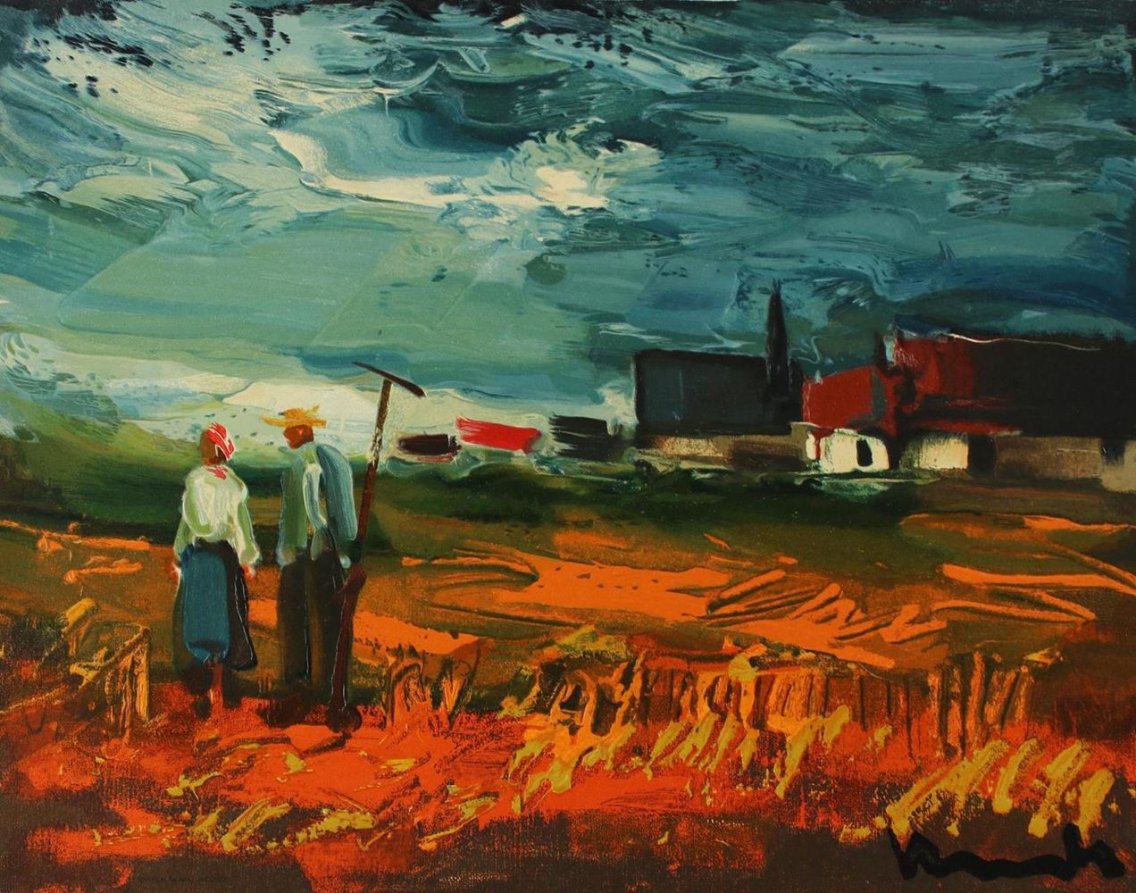 Große Abbildung Nr.1: 132-4207 Vlaminck, Maurice de: (Künstlergraphik)