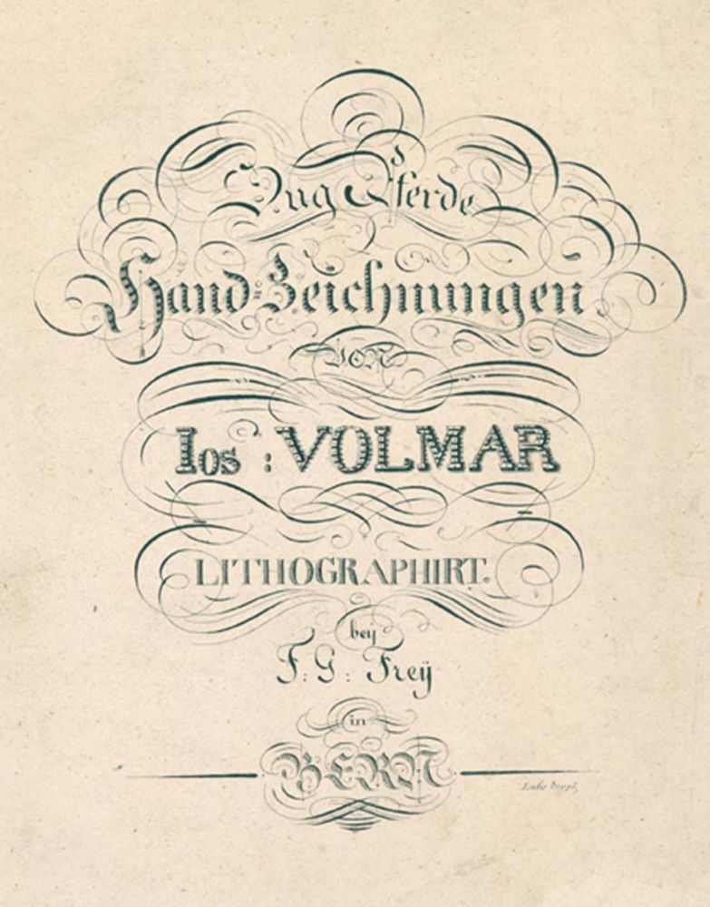 Große Abbildung Nr.1: 132-4215 Volmar, Joseph Simon: (Künstlergraphik)