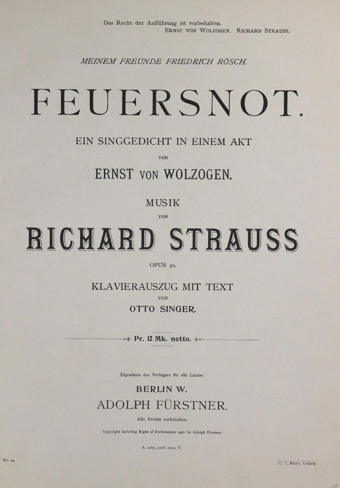 Große Abbildung Nr.2: 132-426 Strauss,R.: (Musik)