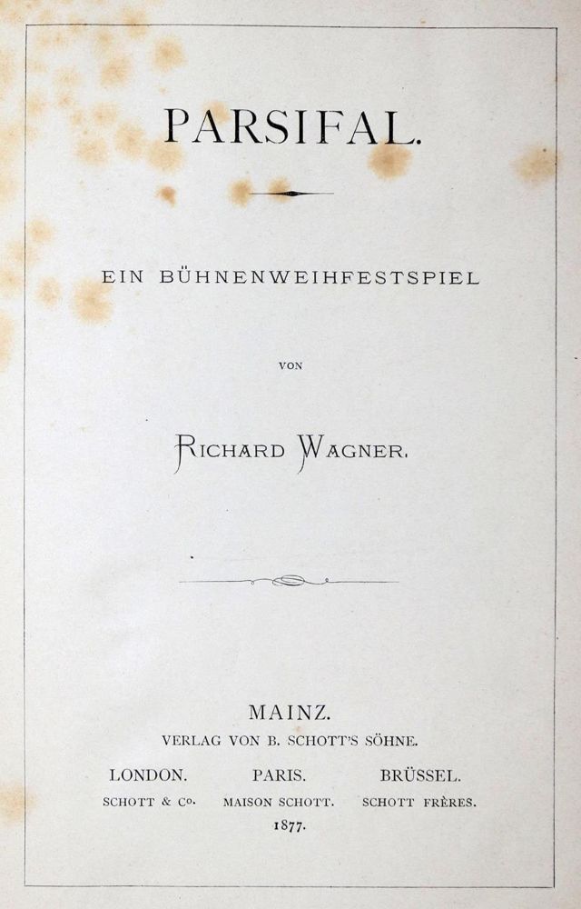 Große Abbildung Nr.1: 132-427 Wagner,R.: (Musik)