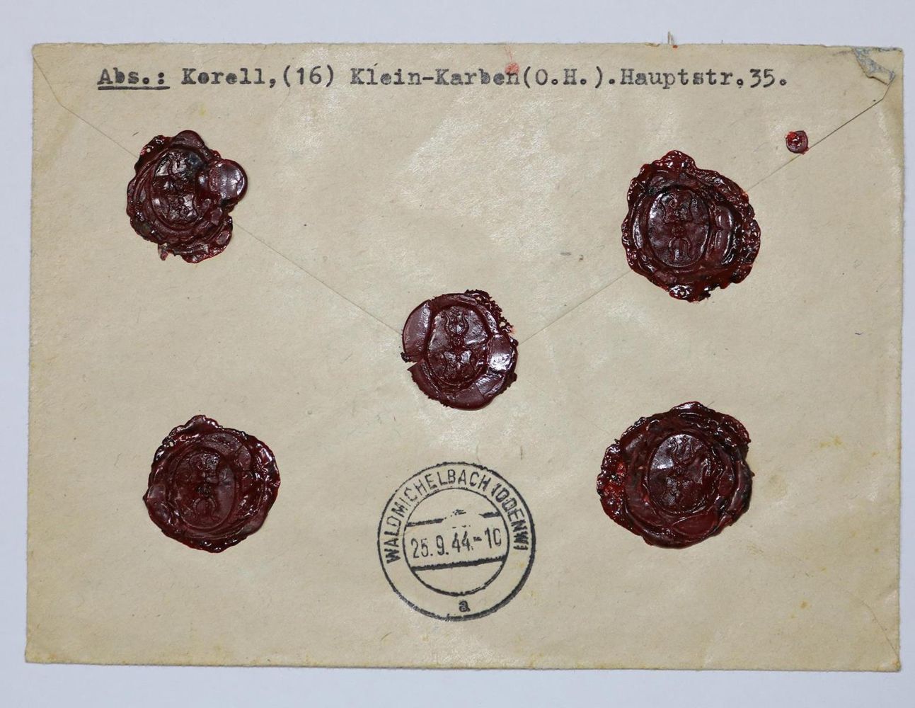 Große Abbildung Nr.7: 132-433 Siegelsammlung: (Numismatik u. Siegelkunde)
