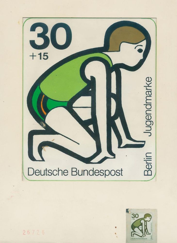 Große Abbildung Nr.1: 132-435 Briefmarken Entwürfe.: (Philatelie)