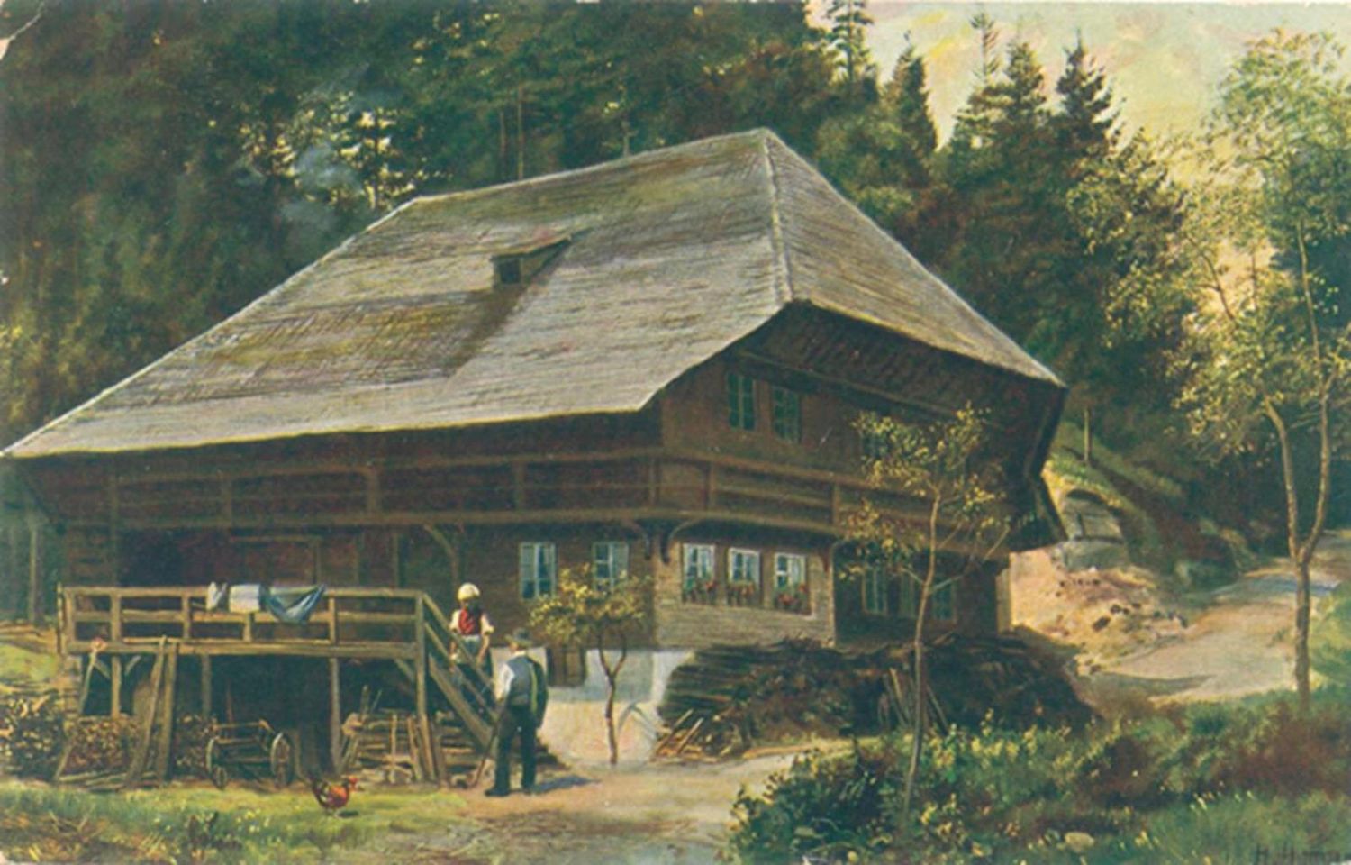 Große Abbildung Nr.1: 132-438 Schwarzwald.: (Postkarten, Hoffmann, Heinrich)