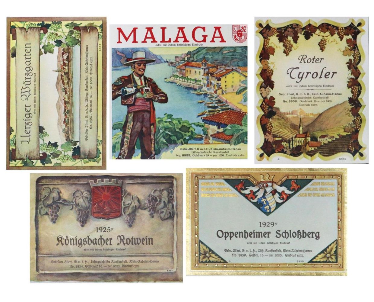 Große Abbildung Nr.1: 132-444 Rückgänge aus: (Varia)