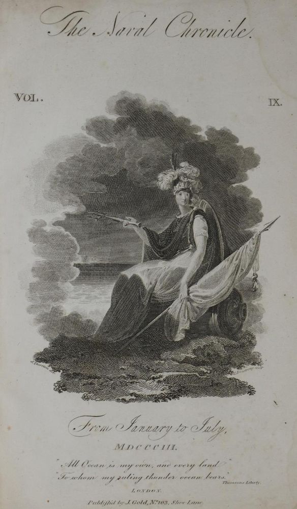 Große Abbildung Nr.1: 132-456 Naval Chronicle.: (Seewesen)