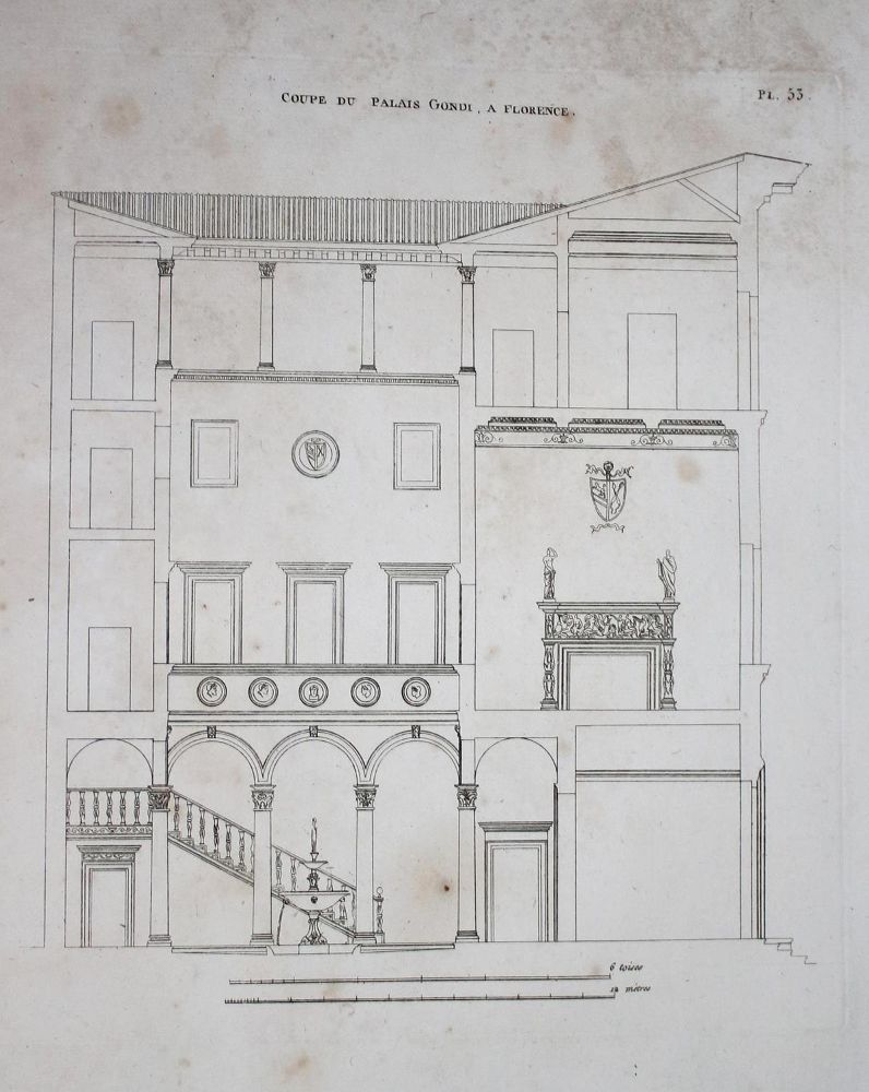 Große Abbildung Nr.2: 132-547 Grandjean (de Montigny,A.H.V.) u. A.Famin.: (Architektur, Italien)