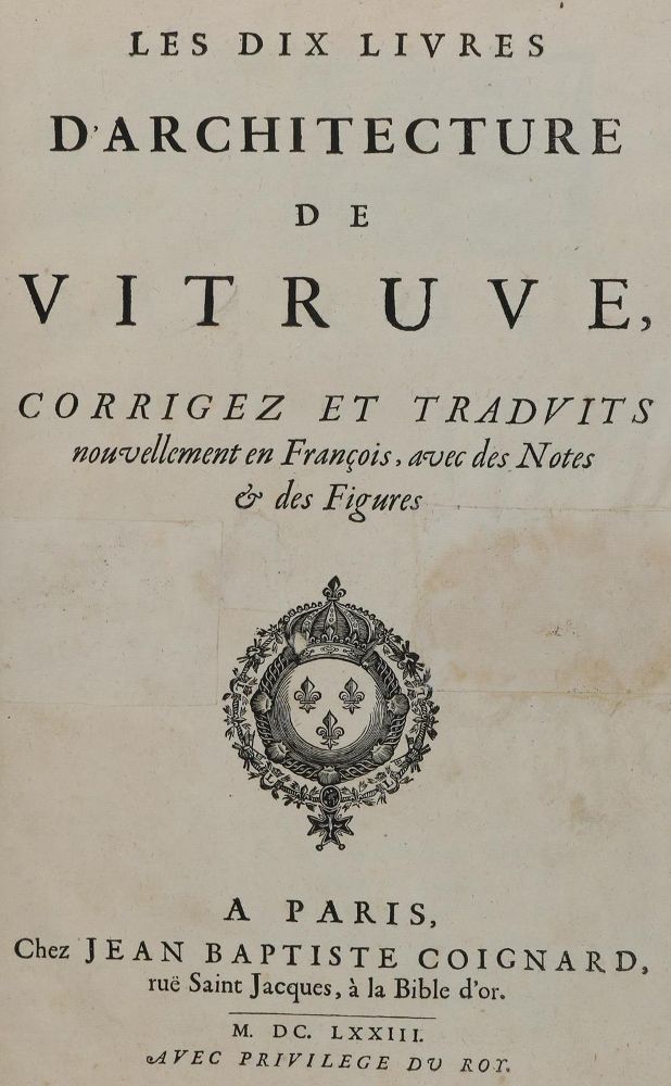 Große Abbildung Nr.2: 132-564 Vitruvius Pollio,M.: (Architektur)