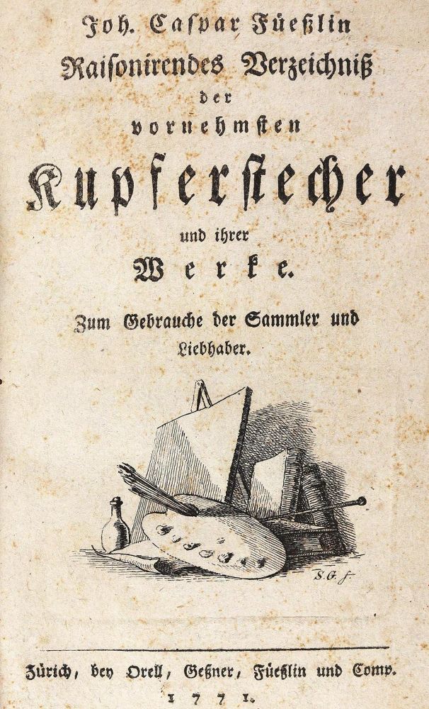 Große Abbildung Nr.1: 132-572 Fueßli,J.C.: (Kunstwissenschaft)