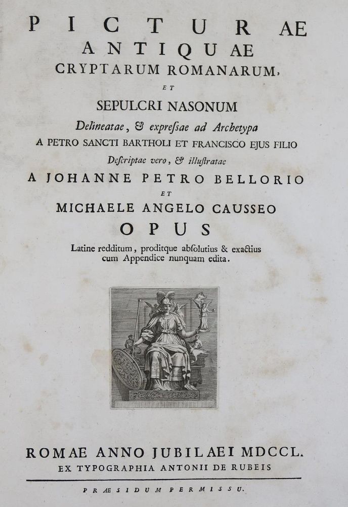 Große Abbildung Nr.2: 132-580 Bellori,G.P. u. M.A.Causseus (de la Chausse).: (Italien)