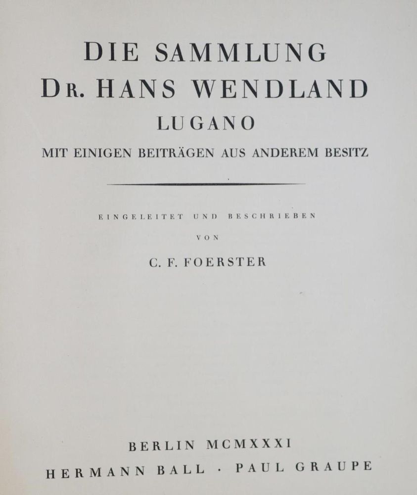 Große Abbildung Nr.1: 132-586 Ball,H. u. P.Graupe.: (Kataloge)