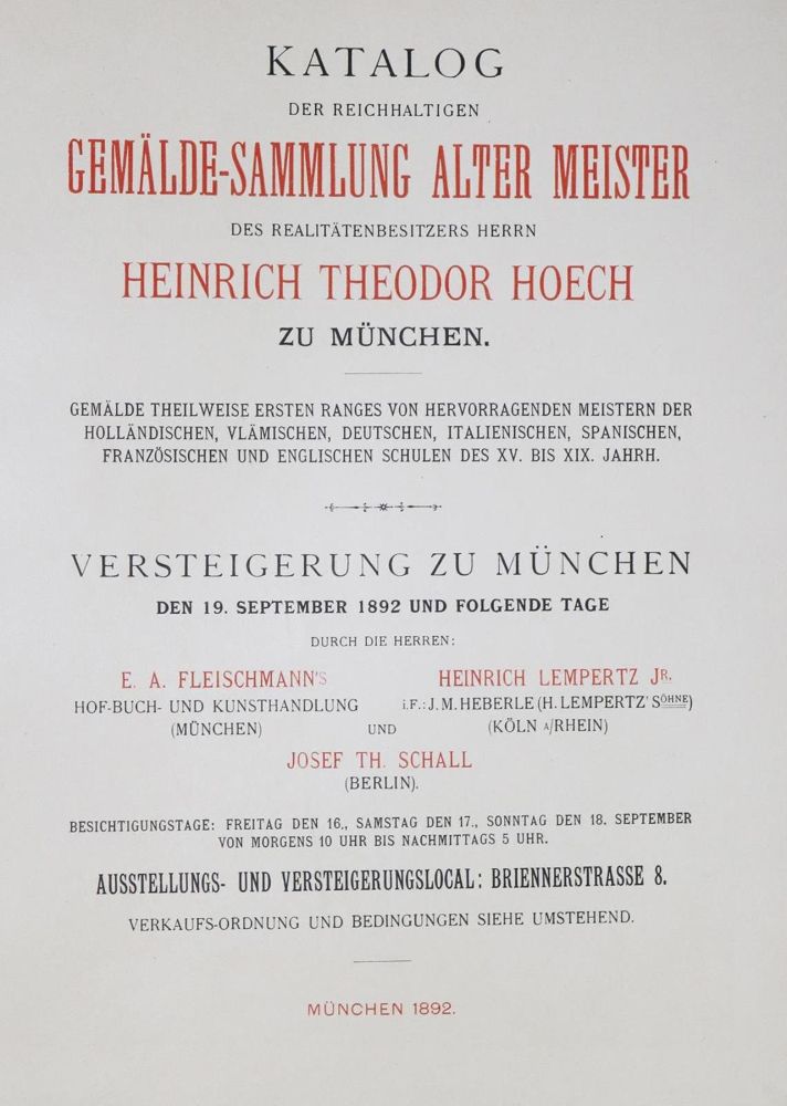 Große Abbildung Nr.1: 132-591 Hoech,H.T.: (Kataloge)