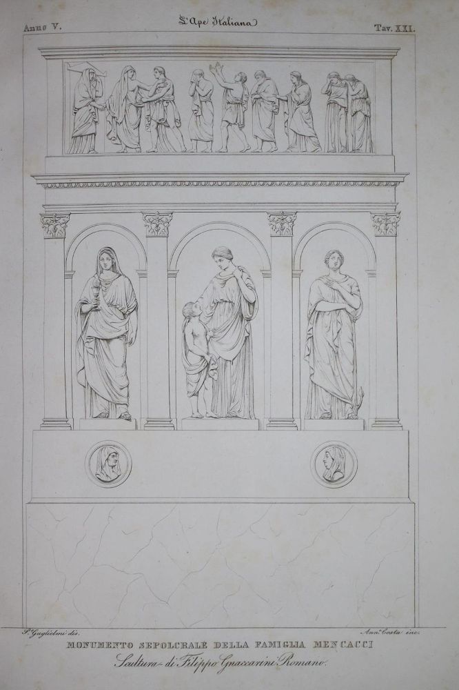 Große Abbildung Nr.2: 132-607 L'Ape Italiana delle Belle Arti.: (Kunstwissenschaft)