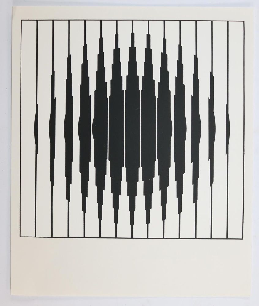 Große Abbildung Nr.8: 132-615 Vasarely,V.: (Op-Art)