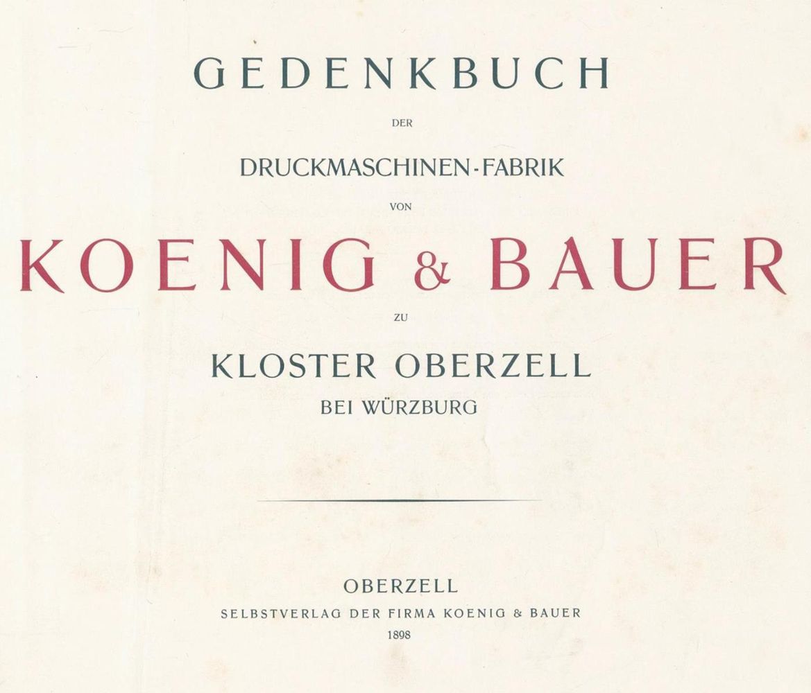 Große Abbildung Nr.1: 132-641 Koenig & Bauer.: (Druckkunst, Oberzell)
