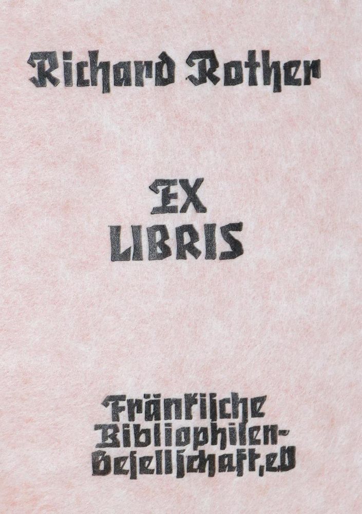 Große Abbildung Nr.1: 132-642 Rother,R.: (Exlibris)