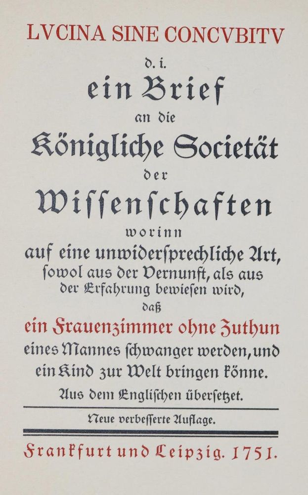 Große Abbildung Nr.1: 132-657 Lucina sine concubitu: (Faksimile)