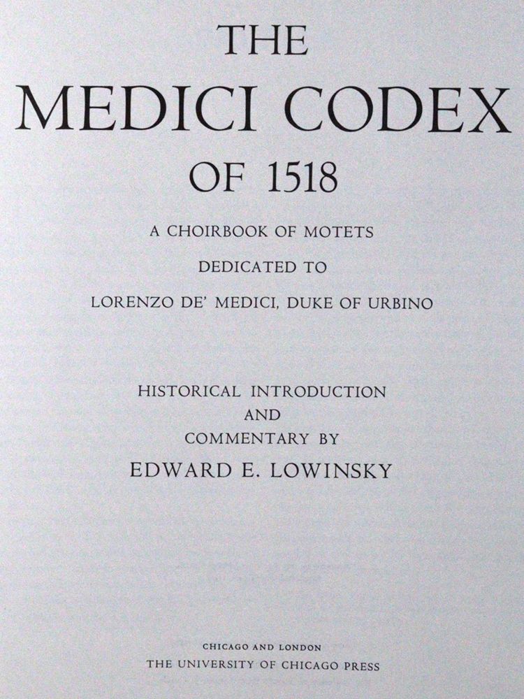 Große Abbildung Nr.1: 132-658 Medici Codex of 1518, The.: (Faksimile)
