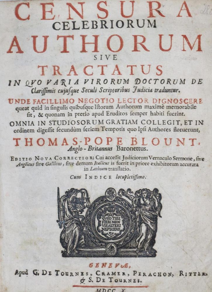 Große Abbildung Nr.1: 132-673 Blount,T.P.: (Lexika - Wörterbücher - Sprachwissenschaften)