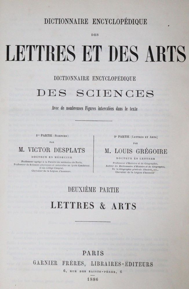 Große Abbildung Nr.1: 132-674 Desplats,V. u. L.Gregoire.: (Lexika - Wörterbücher - Sprachwissenschaften)