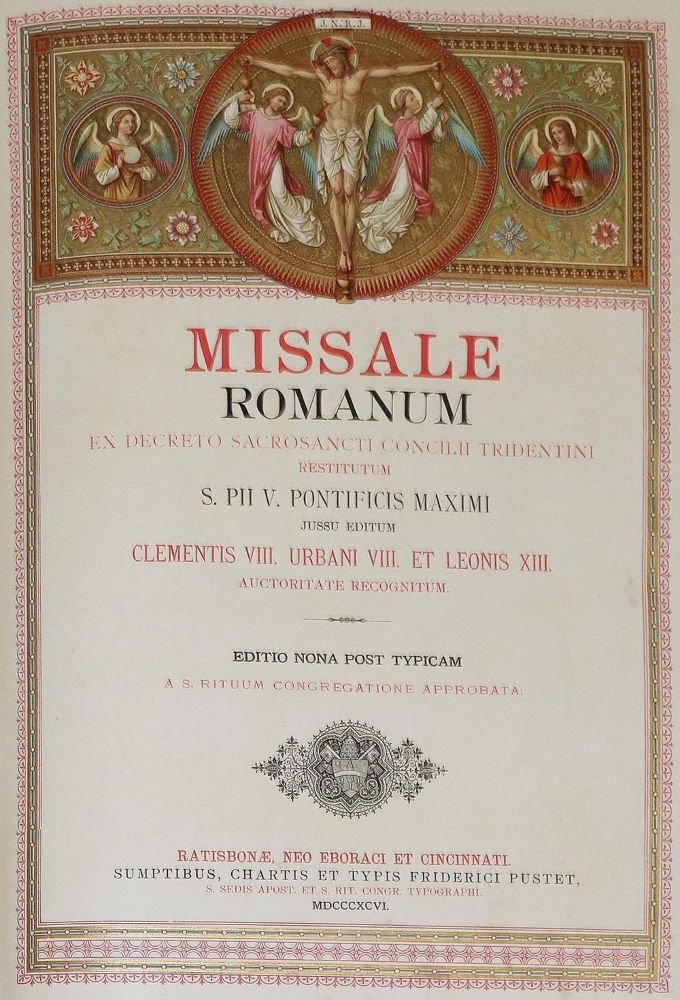 Große Abbildung Nr.3: 132-68 Missale romanum: (Einband)
